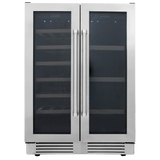 Thor Kitchen 24-Inch French Door Wine and Beverage Center - TBC2401DI