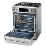 THOR Kitchen 30-Inch Tilt Panel Gas Range - Professional - TRG3001