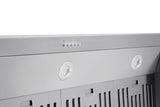 48 Inch Professional Wall Mounted Range Hood, 11 Inches Tall in Stainless Steel - TRH4806