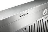 36 Inch Professional Wall Mount Pyramid Range Hood - TRH36P