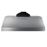 36 Inch Professional Range Hood, 11 Inches Tall in Stainless Steel - TRH3606