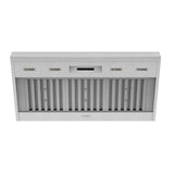 Thor Pro Style 48 inch Convertible Stainless Steel Under Cabinet Range Hood in 18"height - TUCH4818