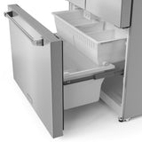 36 Inch 20.3 cu ft French Door Counter Depth Refrigerator with Ice Maker in Stainless Steel | Gordon Ramsay Series – RF3621CTD99