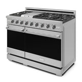 48 Inch Professional Gas Range with Pro-Style Knobs in Stainless Steel | Gordon Ramsay Series – RSG48E