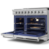 48 Inch Professional Gas Range with Pro-Style Knobs in Stainless Steel | Gordon Ramsay Series – RSG48E
