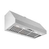 Thor Pro Style 48 inch Convertible Stainless Steel Under Cabinet Range Hood in 18"height - TUCH4818