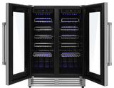 42 Bottle Dual Zone Built-in Wine Cooler - TWC2402