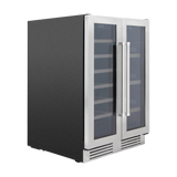 Thor Kitchen 24-Inch French Door Wine and Beverage Center - TBC2401DI