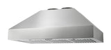 36 Inch Professional Wall Mount Pyramid Range Hood - TRH36P