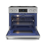 36 Inch Professional Electric Range with Tilt Panel Touch Control in Stainless Steel | Gordon Ramsay Series – RSE36