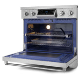 36 Inch Professional Electric Range with Tilt Panel Touch Control in Stainless Steel | Gordon Ramsay Series – RSE36